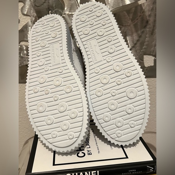 NWOT Voile Blanche Lipari Sneakers- Leather- White w/ Leopard Print - Picture 9 of 16